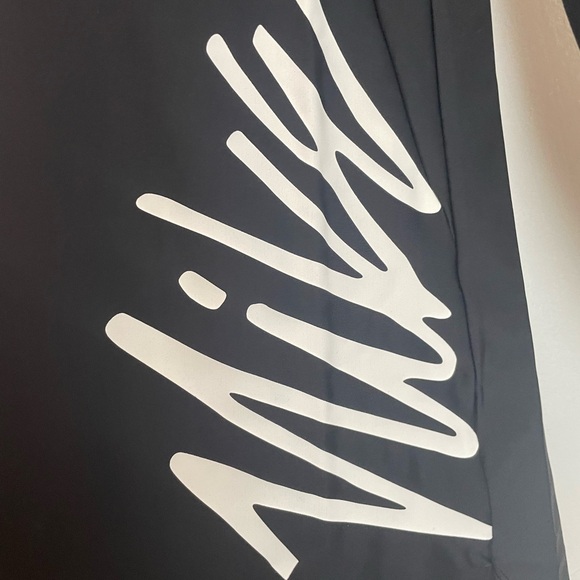 NIKE Black SWIM DRESS with Vertical Logo - Picture 5 of 9